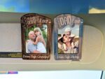Personalized Father's Day Gift, Picture Frame for Dad Gift, Custom Photo Car Visor, Photo Clip for Car Gift For Dad, Drive Safe Visor Clip