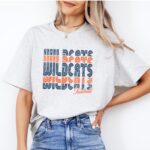 Custom Football Team Shirt, Personalized Football Mascot T Shirt, High School Football Tee,  Game Day Football Shirt, Custom Football Shirt