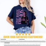 Custom Volleyball Senior Shirt, Personalized Photo TShirt, Volleyball Season Game Day Tee, Volleyball Mom T Shirt, Graduation T-Shirt Gift - Image 5