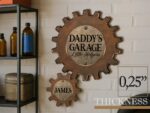 Personalized Dad's Garage Gear Sign: Custom Grandkids Names - Image 9