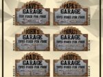 Custom Garage Sign: Personalized Wood Sign for Dad, Grandpa - Image 2