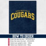 Custom Team Blanket, School Sport Team Logo Personalized Blanket, College Dorm Fleece, Personal Team Gift, Senior Night Graduation Gift - Image 2