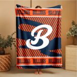 Custom Team Blanket, School Sport Team Logo Personalized Blanket, College Dorm Fleece, Personal Team Gift, Senior Night Graduation Gift - Image 8
