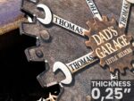 Custom Garage Sign For Fathers Day Gift For Dad, Grandkids Name Sign For Grandpa Gift, Family Gift for Grandpa, Personalized Workshop Sign - Image 8