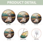 Custom Pet Portrait Stained Glass Suncatcher - Stained Glass Dog Memorial - Personalized Dog Name Window Hanging - Dog Lover Gift - Image 7