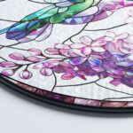 Hologram Purple Lilac And Hummingbird Suncatcher, Suncatcher Hologram Window Decor, Mother's Day Gift, Gift For Hummingbird Lovers Gift - Image 5