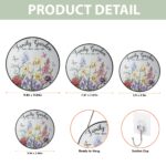 Custom Family Birth Flowers Glass Suncatcher, Custom Mother's Garden Gift, Flower Glass Art, Birth Flower Gif, Father Day Gift - Image 7