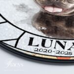 Dog Memorial Suncatcher, Custom Dog Photo Suncatcher, Personalized Dog Memorial Suncatcher, Dog Memorial Gift, Puppy Loss Gift - Image 3