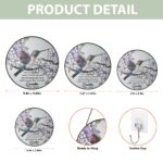 Custom Hummingbird Stained Glass Suncatcher, Mother's Day Gift Window Hanging, Loss of Grandma Gift, Remembrance Gift - Image 6