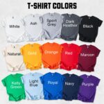 Custom Volleyball Shirt, School Volleyball Team Spirit TShirt, Volleyball Season Game Day Tee, Personalized Team T Shirt, Coach TShirt - Image 4