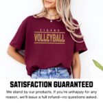Custom Volleyball Shirt, School Volleyball Team Spirit TShirt, Volleyball Season Game Day Tee, Personalized Team T Shirt, Coach TShirt - Image 7
