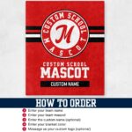 Custom Team Blanket, School Sport Team Logo Personalized Blanket With Name, College Dorm Fleece, Personal Team Gift, Senior Graduation Gift - Image 3