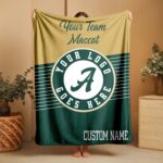 Custom Team Blanket, School Sport Team Logo Personalized Blanket With Name, College Dorm Fleece, Personal Team Gift, Senior Graduation Gift - Image 4