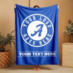 Custom Team Blanket, School Sport Team Logo Personalized Blanket With Name, College Dorm Fleece, Personal Team Gift, Senior Graduation Gift - Image 5