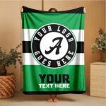 Custom Team Blanket, School Sport Team Logo Personalized Blanket With Name, College Dorm Fleece, Personal Team Gift, Senior Graduation Gift - Image 5