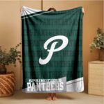 Custom Team Blanket, School Sport Team Logo Personalized Blanket, College Dorm Fleece, Personal Team Gift, Senior Night Graduation Gift - Image 7