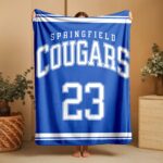 Custom Team Blanket, School Sport Team Logo Personalized Blanket, College Dorm Fleece, Personal Team Gift, Senior Night Graduation Gift - Image 7
