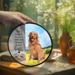 Personalized Pet Sympathy Gift, Custom Dog Memorial Suncatcher, Pet Memorial Gift, Dog Remembrance Gift, Dog Memorial Photo - Image 2