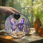 Custom Memorial Gift for Dad in Heaven, Butterfly Suncatcher for Loved Ones, Loss Of Dad Sympathy Gift, Memorial Suncatcher, Loss Father Day - Image 3