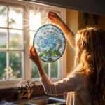 Custom Memorial Suncatcher, I Am Always With You Suncatcher, In Memory of Loved One Stained Glass Suncatcher, Memorial Window Hanging Decor - Image 4