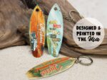 Custom Surf Gift for Surf Lover Gift, Surf Sign Gift for Surfers, Surf Board Keychain Gift, Surfing Gift Surf Board Magnet Surf Board Decor - Image 10