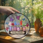 Custom Family Name Suncatcher Ornament, Personalized Family Members Suncatcher, Window Hanging Decor, Gift Idea for Family, Friend, College - Image 2