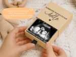 Baby Reveal Box For Husband Gift, Custom Pregnancy Announcement Gift For Grandparent Reveal Keepsake Gift, Photo Ultrasound Frame Reveal Box - Image 5