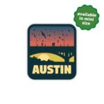 Austin Texas Sticker | Vintage City & Travel Stickers | Waterproof, Vinyl and Dishwasher Safe | Laptop, Water bottle, Planner, Tumbler