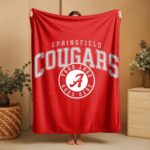 Custom Team Blanket, School Sport Team Logo Personalized Blanket With Name, College Dorm Fleece, Personal Team Gift, Senior Graduation Gift - Image 4