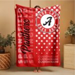 Custom Team Blanket, School Sport Team Logo Personalized Blanket With Name, College Dorm Fleece, Personal Team Gift, Senior Graduation Gift - Image 5