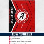 Custom Team Blanket, School Sport Team Logo Personalized Blanket With Name, College Dorm Fleece, Personal Team Gift, Senior Graduation Gift - Image 2