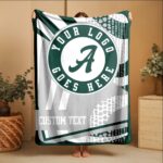 Custom Team Blanket, School Sport Team Logo Personalized Blanket With Name, College Dorm Fleece, Personal Team Gift, Senior Graduation Gift - Image 8
