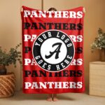 Custom Team Blanket, School Sport Team Logo Personalized Blanket With Name, College Dorm Fleece, Personal Team Gift, Senior Graduation Gift
