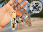 Custom Surf Gift for Surf Lover Gift, Surf Sign Gift for Surfers, Surf Board Keychain Gift, Surfing Gift Surf Board Magnet Surf Board Decor - Image 8