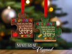 Personalized Teacher Ornament: Wooden Puzzle Piece, Custom Classroom Gift - Image 3