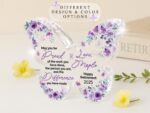 Personalized Acrylic Butterfly Gift: Retirement, Teacher Appreciation