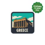 Greece Sticker, Waterproof Travel Sticker, Water Bottle Sticker, Luggage Sticker, Laptop Sticker