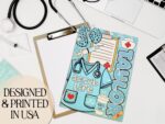 Personalized Nurse Clipboard: Hardboard Medical Gift - Image 8