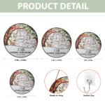 Personalized God Gave Me You Couple The Date We Became Mr. & Mrs. Stained Glass Window Hanging Suncatcher, Couple Wedding Anniversary Gift - Image 6