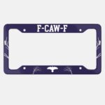 F-CAW-F License Plate Frame: Sarcastic Humor Gift - Image 2