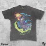 Fantasy Wizard Vintage 90s T-Shirt, Retro Sorcerer Magic Spell Shirt, Gothic Graphic Tee, Grunge Magical Y2K Top, Mystical Wizard Gift - Image 2