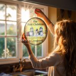 Personalized New Grandparents Suncatcher, First Christmas As Grandparents Suncatcher From Grandchild,Gift For Grandparents,New Baby Ornament - Image 5