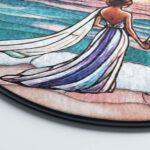 Beach Couple Window Stained Glass, Suncatcher Window Hanging, Wedding Gifts, Couple Suncatcher, Gift For Couple, First Christmas Mr&Mrs - Image 5