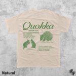 Quokka Vintage 90s Graphic T-Shirt, Retro Animal Lover Infographic Facts Tee, Funny Biology Shirt, Marsupial Gift, Nature Science Unisex Top - Image 4