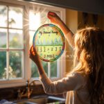 Personalized Family Christmas Window Hanging – Custom Name Suncatcher with Trees, My Beloved Family 2025, Xmas Home Decor - Image 4