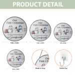 Personalized New Grandparents Suncatcher, First Christmas As Grandparents Suncatcher From Grandchild,Gift For Grandparents,New Baby Ornament - Image 6