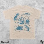 Vintage Rat Tattoo Style T-Shirt, Retro Animal Graphic Tee, Nature Wildlife Lover Shirt, Pet Rat Top, Y2K Rodent 90s Streetwear Gift - Image 4