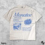 Manatee Vintage 90s Graphic T-Shirt, Retro Sea Cow Facts Info Tee, Funny Ocean Biology Shirt, Marine Science Graphic Tee, Animal Gift Unisex