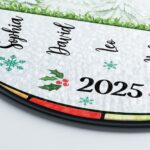 Personalized Family Christmas Window Hanging – Custom Name Suncatcher with Trees, My Beloved Family 2025, Xmas Home Decor - Image 5