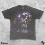 Y2K Castle Skull Bat Wings T-Shirt, Vintage Gothic Fantasy Tee, Retro Haunted Moon Shirt, Spooky Night Graphic Top, Dark Art Horror Gift